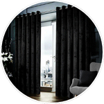 black colour best for white room
