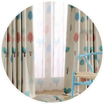 off-white curtains