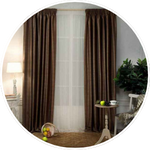 dark colour soundprof curtains