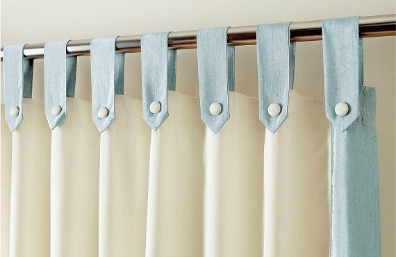Pinch Pleat Curtains with yellow colour