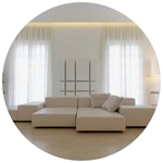 beautiful white sheer curtains