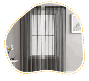 sheer curtains