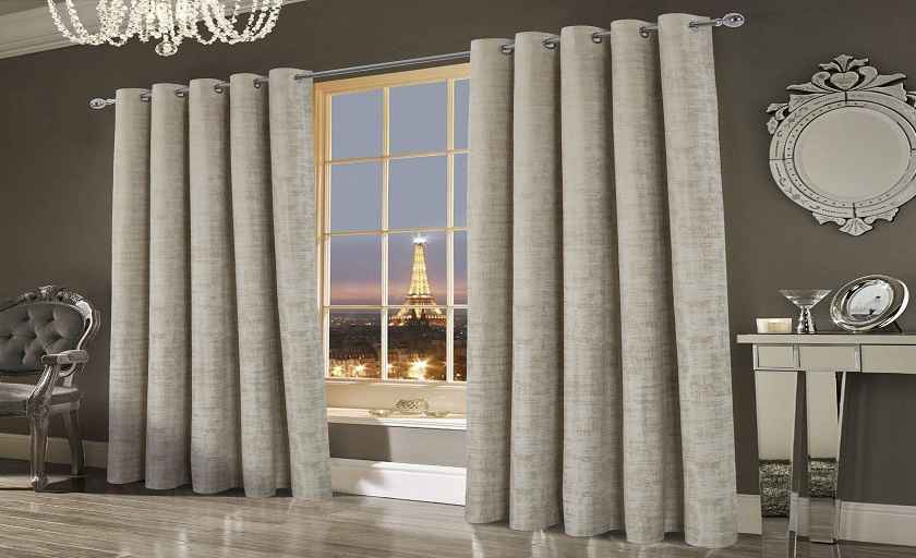off white blackout curtains