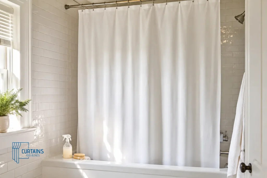 How to clean a shower curtain