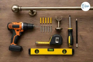 Tools needed to fix a curtain pole