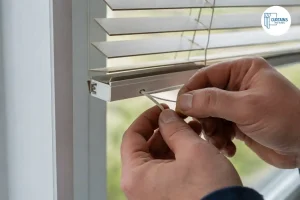 Threading a new lift cord through a blind